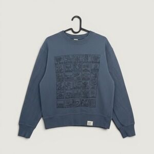 Uniqlo Keith Haring UT Sweatshirt First Exhibition Blue‎ Small